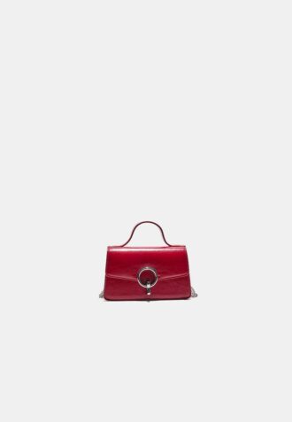 Bolso bandolera con cierre redondo