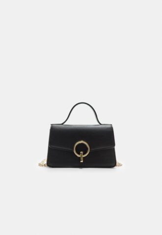Bolso bandolera con cierre redondo