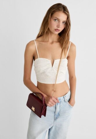 Bolso bandolera con dos asas