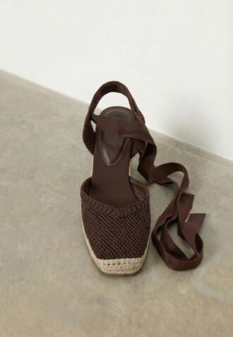 Cuñas de yute con cordones Cuñas de yute con cordones