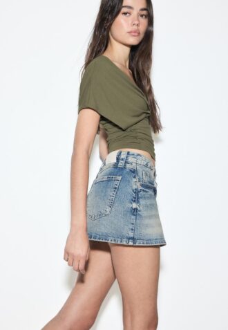 D62 Skort vaquera