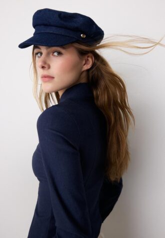 Gorra marinera de denim