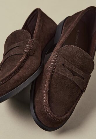 Mocasines de piel marrones