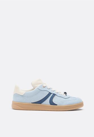 Zapatillas deportivas informales de ante sintético