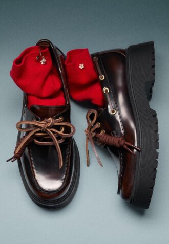 Zapatos náuticos con plataforma